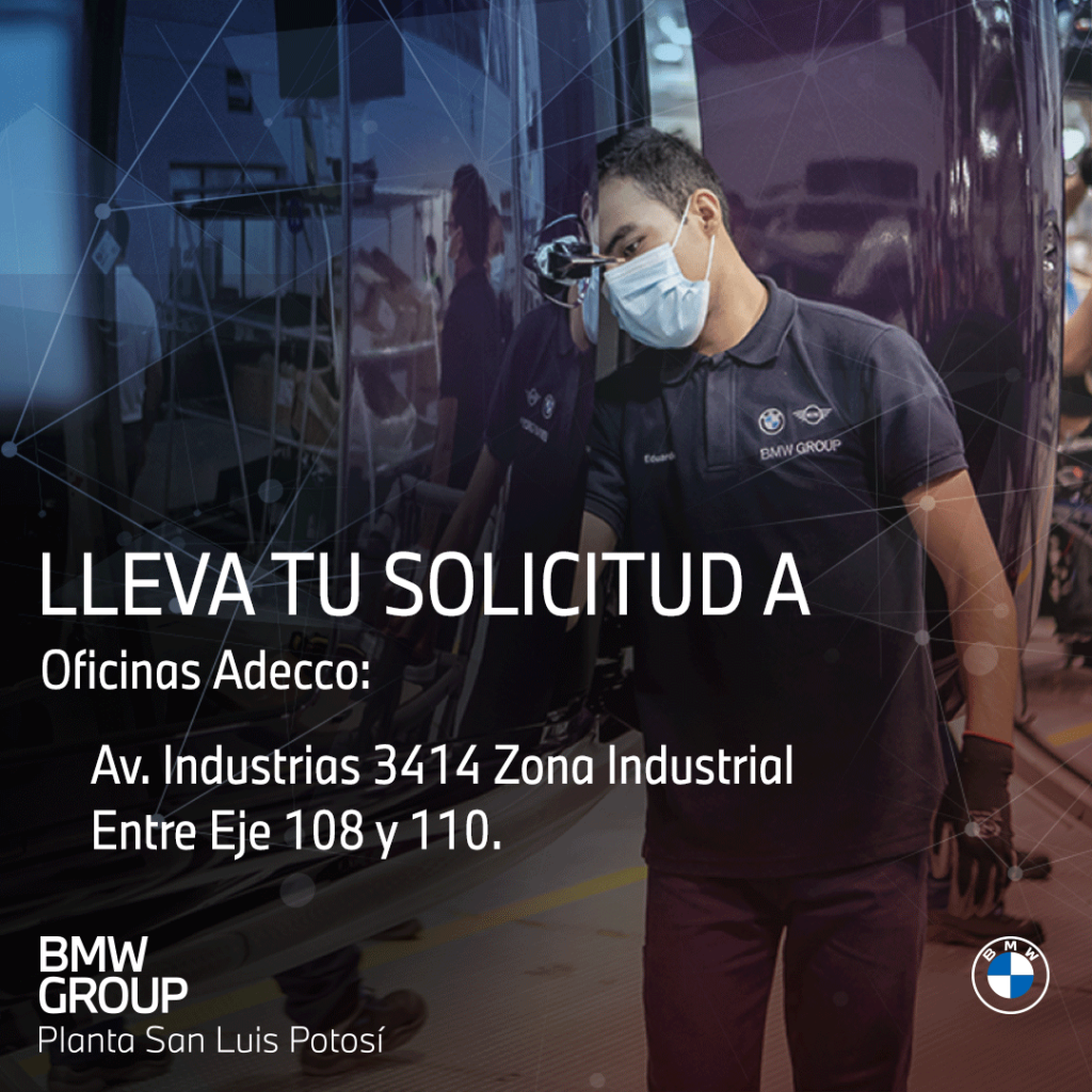 Planta Bmw De San Luis Potos Abre Vacantes Solo Y De Mayo Antena