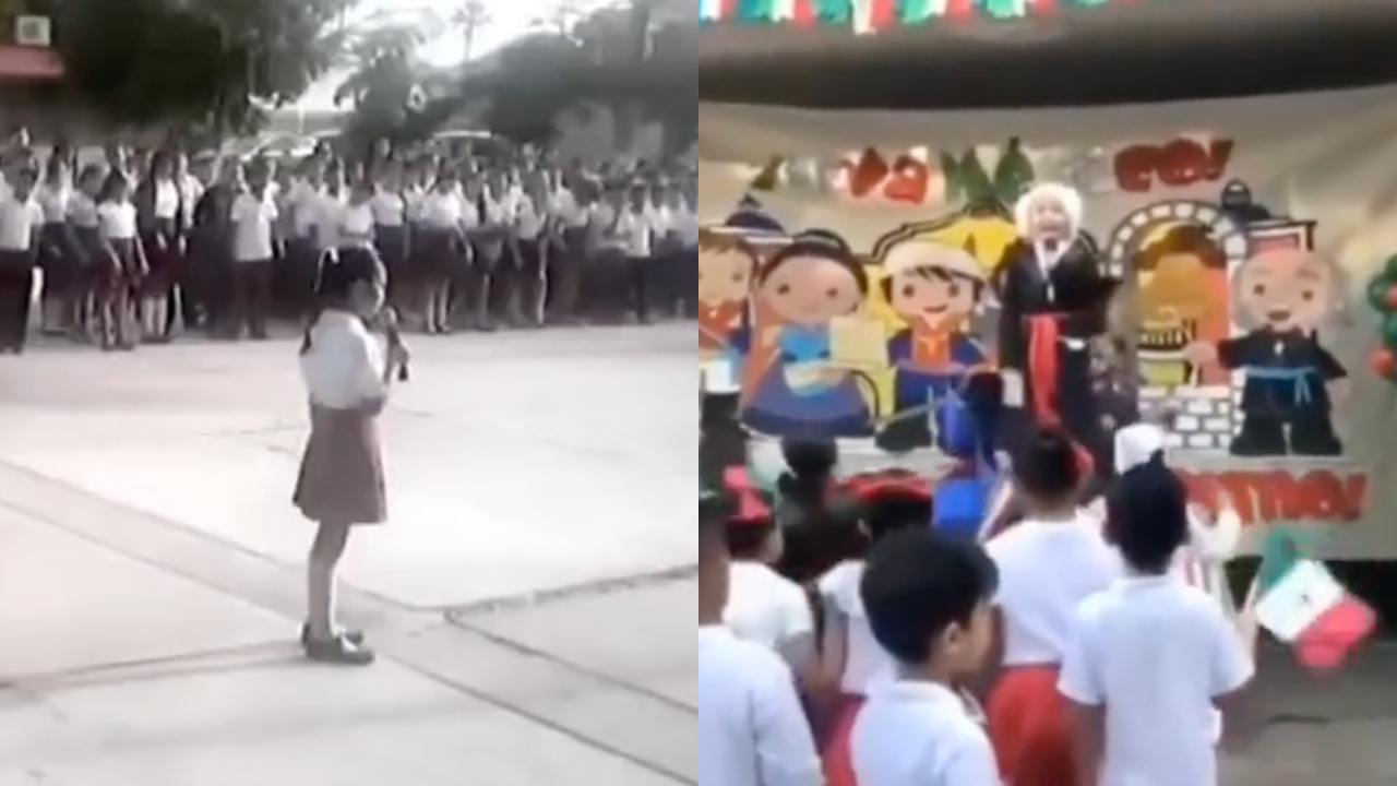 Niño Dando El Grito De Independencia Viva Tu Jefa