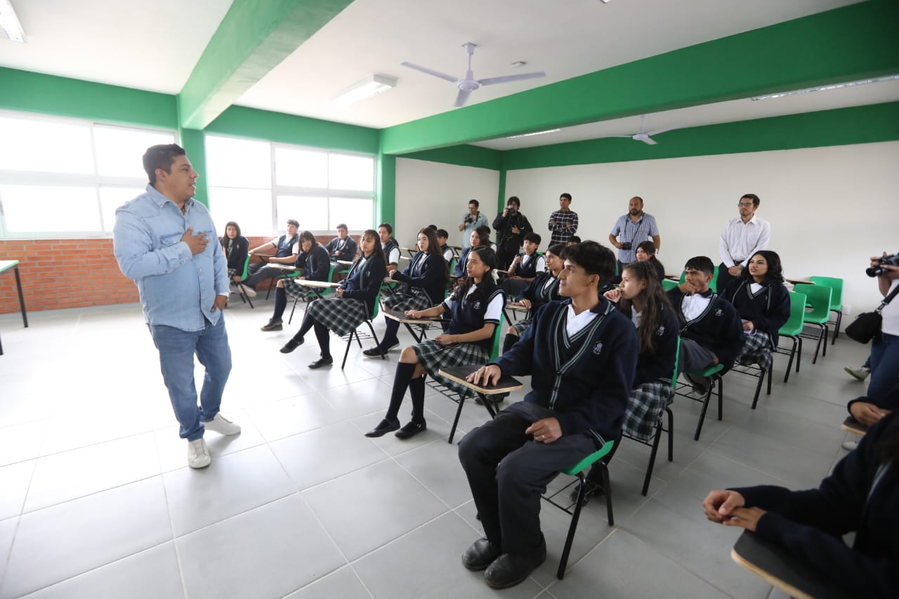 Gobierno del Estado brinda educación de calidad a jóvenes de Villa de Reyes con nuevo plantel