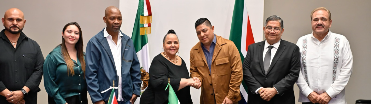 Ricardo Gallardo afianza lazos de cooperación y hermandad de SLP y Sudáfrica