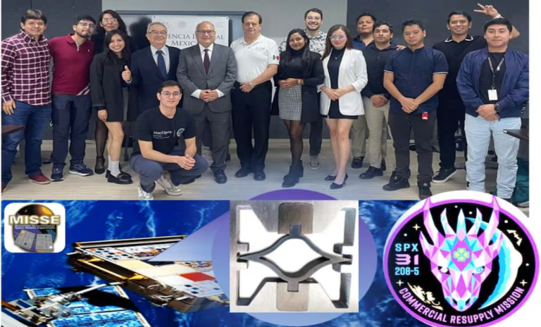 Experimento de jóvenes mexicanos será enviado a la Estación Espacial Internacional