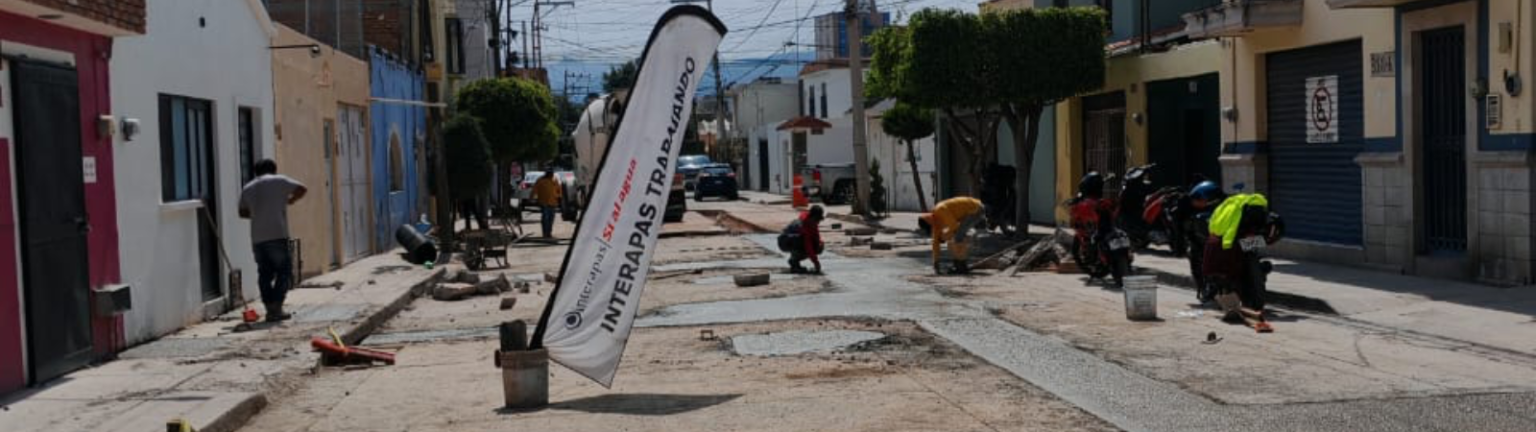 Concluye Interapas renovación de drenaje sanitario de la calle Anáhuac, en el barrio de Tequis