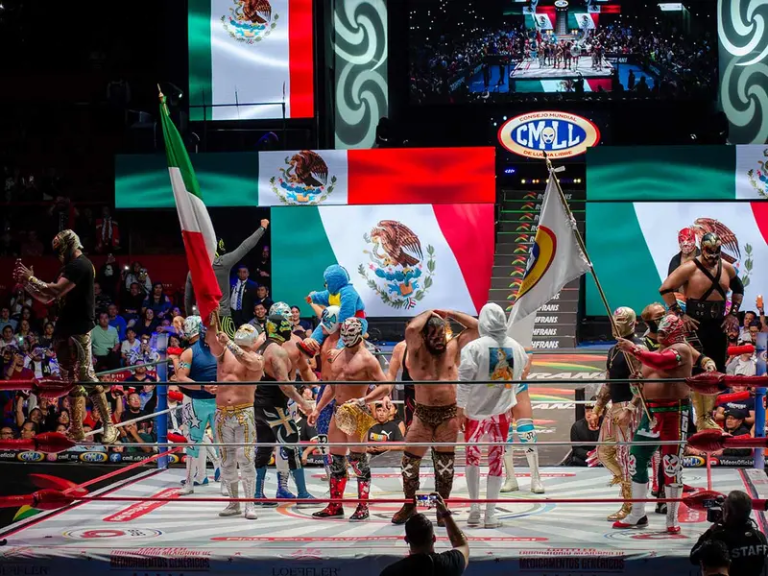 Gran despedida a los luchadores del CMLL antes de su viaje a Japón