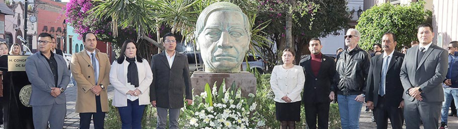 Legislativo conmemora 219 años del natalicio de Benito Juárez