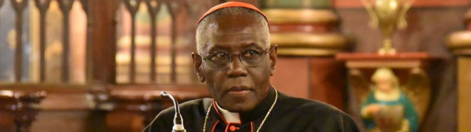 El cardenal africano Robert Sarah se perfila como el sucesor de Francisco