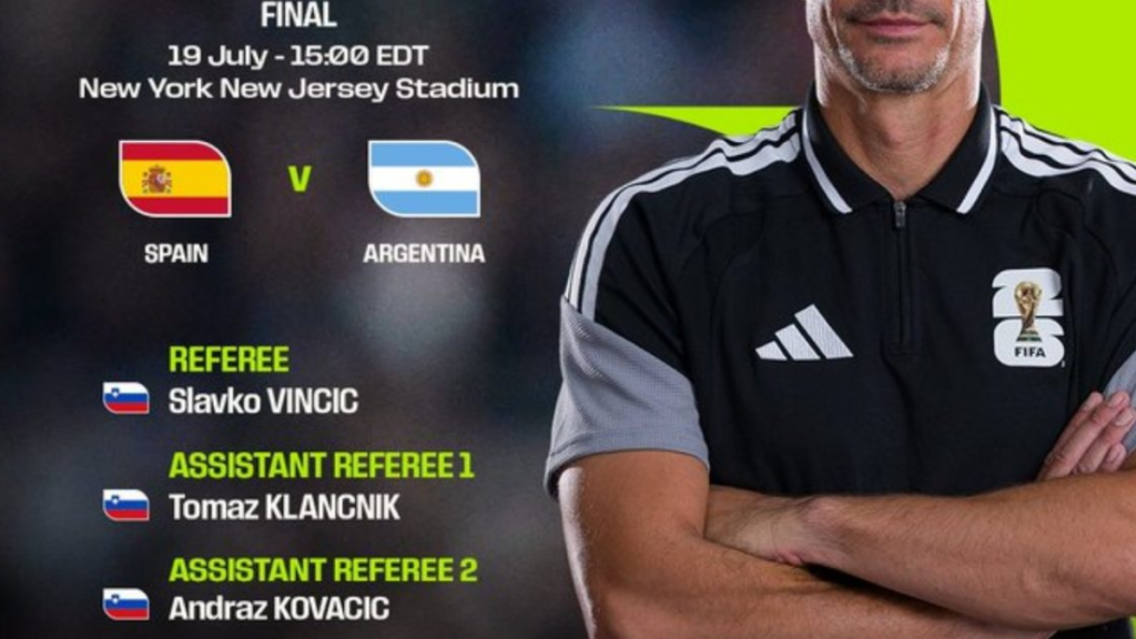 Árbitro de la final del Mundial 2026 fue detenido en 2020