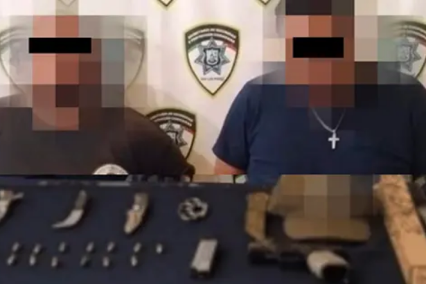 Atrapan a sujetos con armas y drogas en calles del Centro