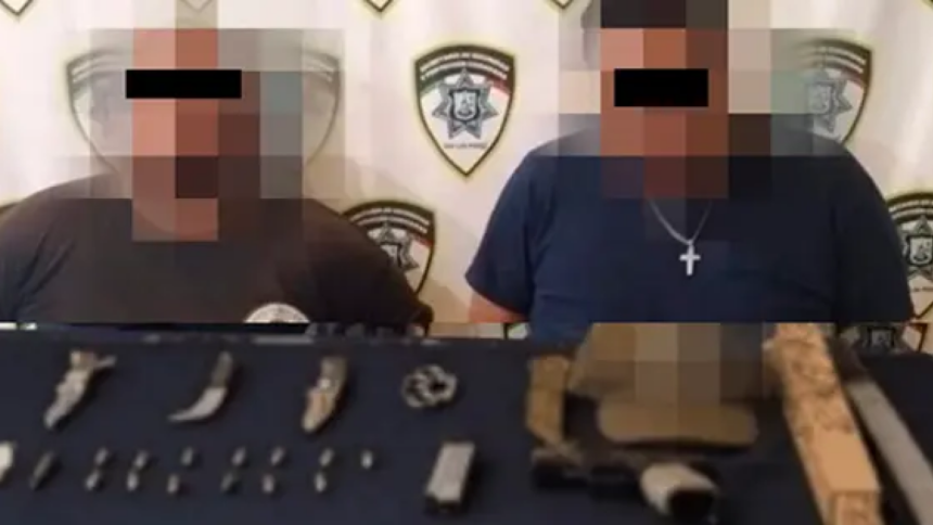 Atrapan a sujetos con armas y drogas en calles del Centro