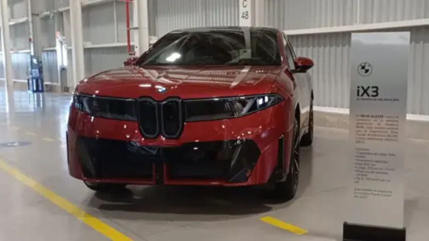 BMW presenta en SLP prototipo del iX3 100% eléctrico