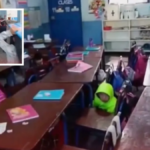 Maestro calma y evacua a alumnos durante sismo de 7.4