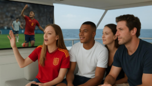 Mbappé disfrutó la final del Mundial con Ester Expósito