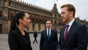 Sheinbaum se reúne con Jamieson Greer en Palacio Nacional
