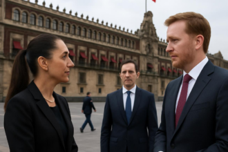 Sheinbaum se reúne con Jamieson Greer en Palacio Nacional